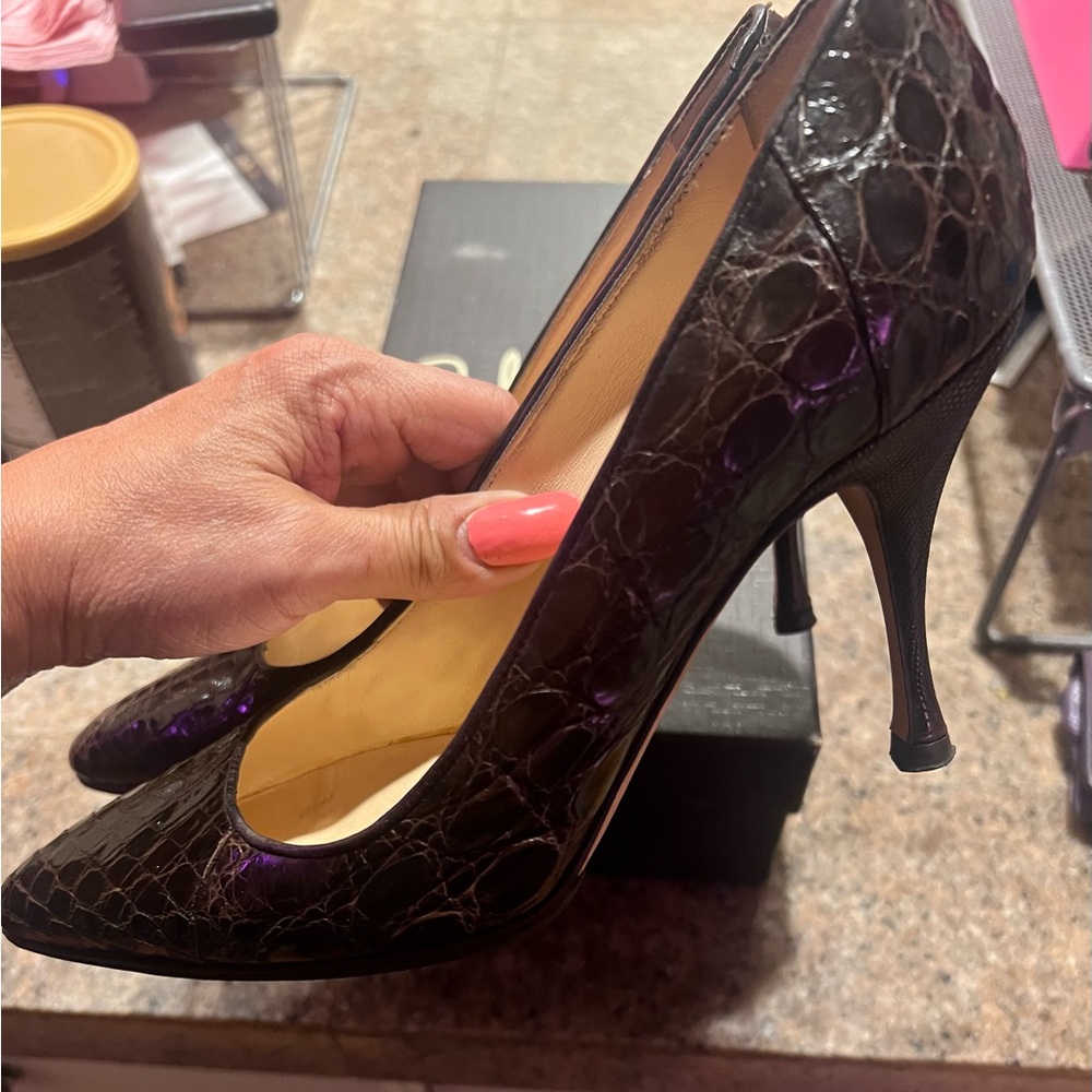 Genuine crocodile pumps ColeHaan